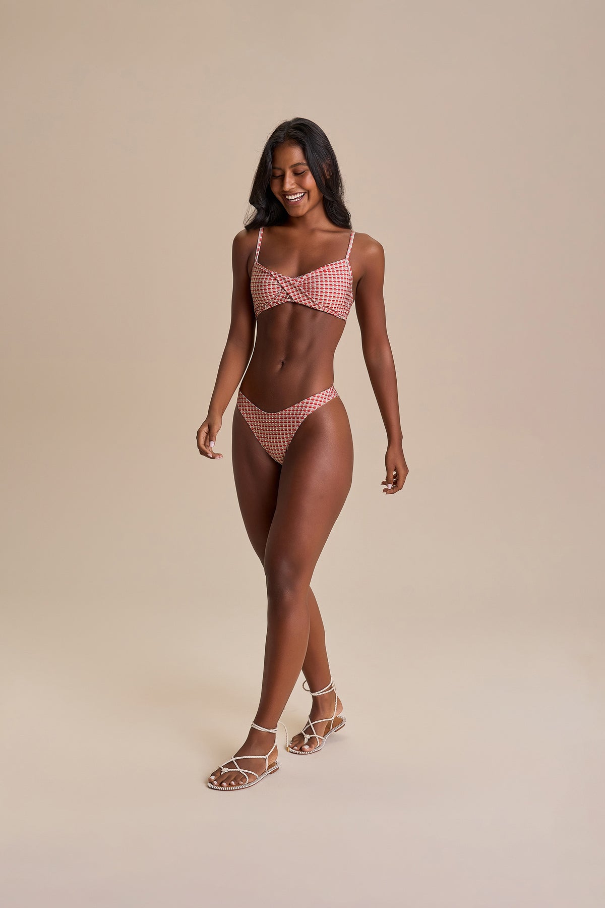 Sand Dunes High Leg Bikini Bottom
