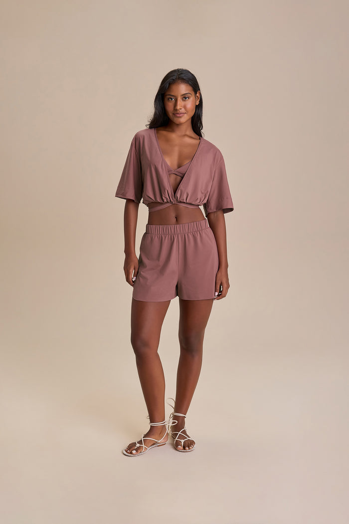 V Wide Blouse