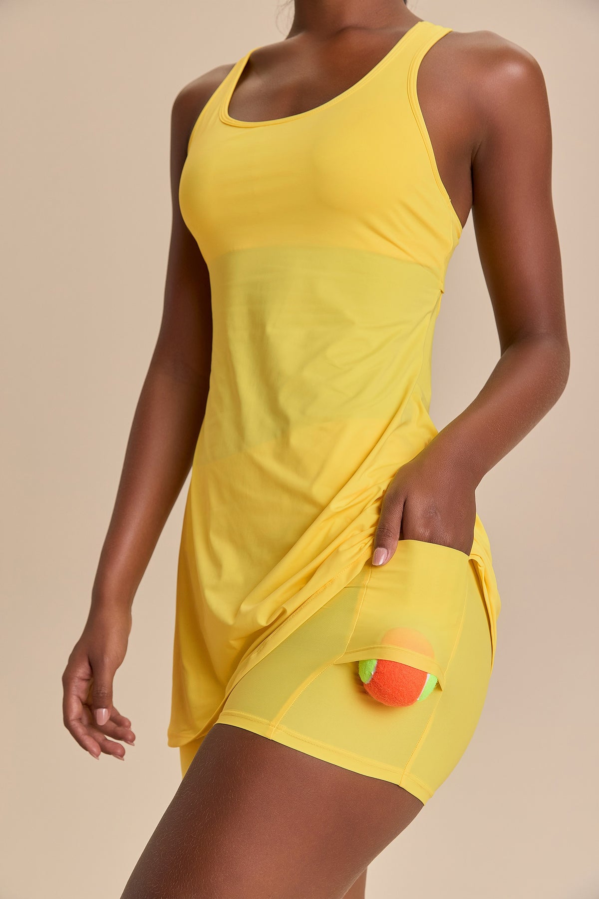 Wide Dress and Shorts Set