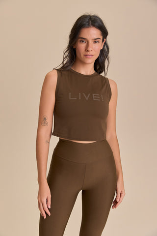 LIVE! Comfort Crop Tank Top
