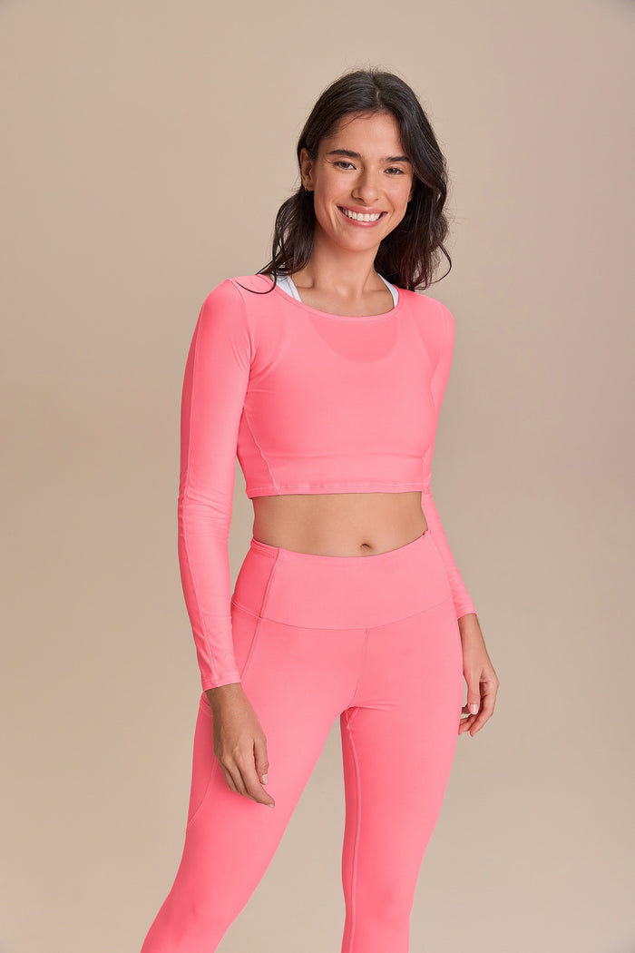Harmony Crop Long-Sleeve Top