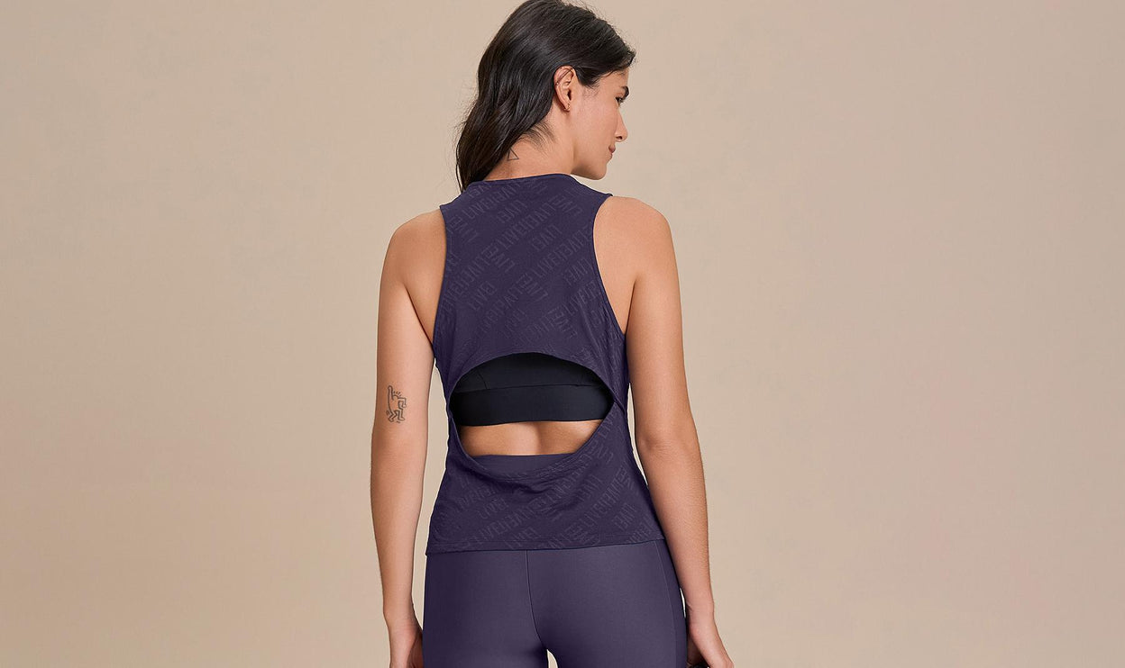 LIVE! Mesh Racerback Tank Top