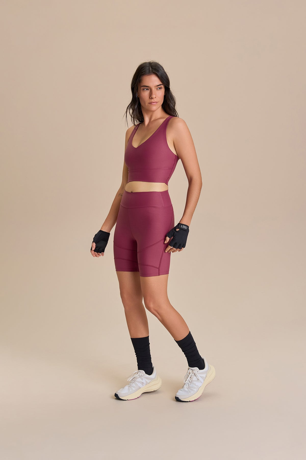 Neoprene Fit V Racerback Bra