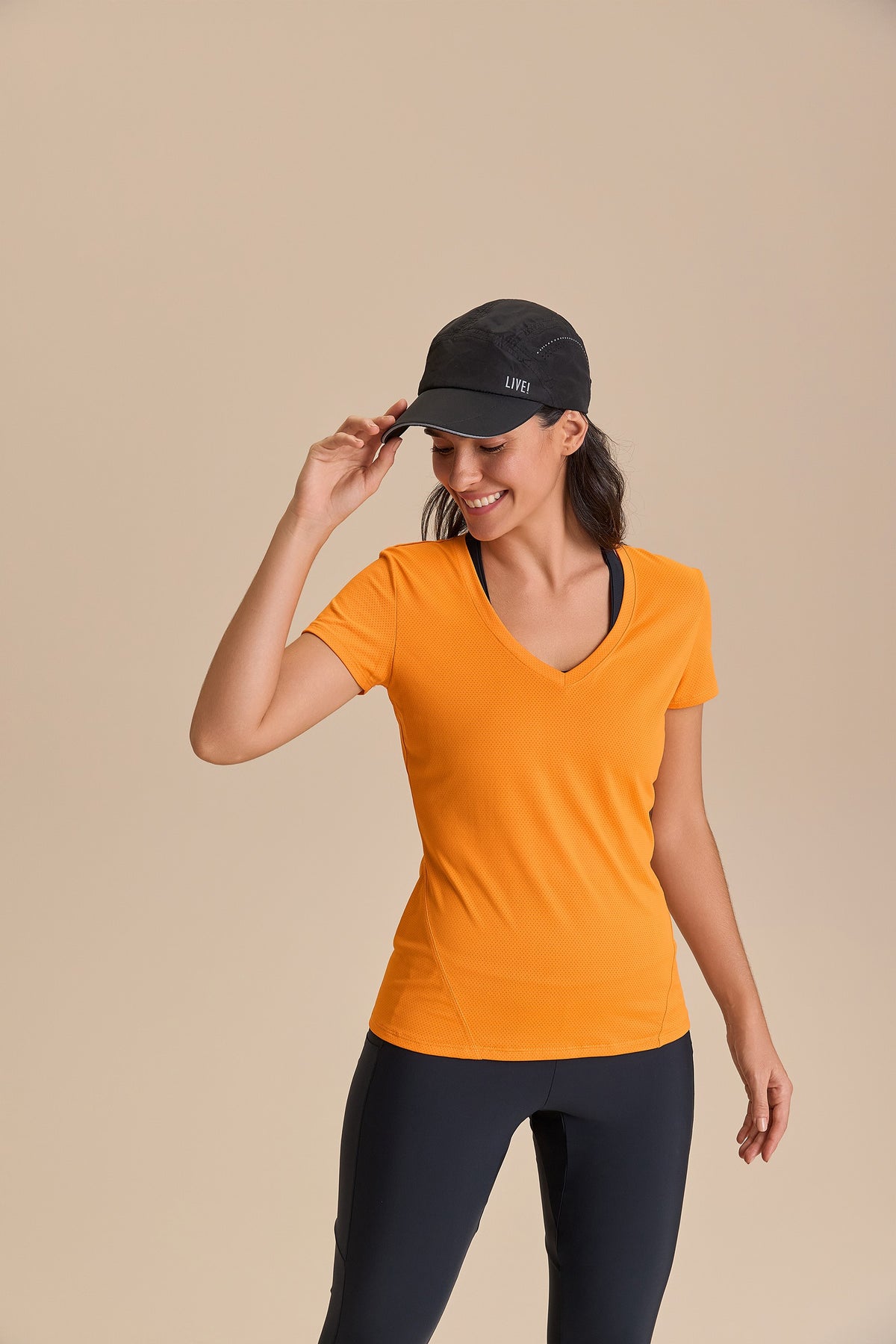 Action Side V-Neck T-Shirt