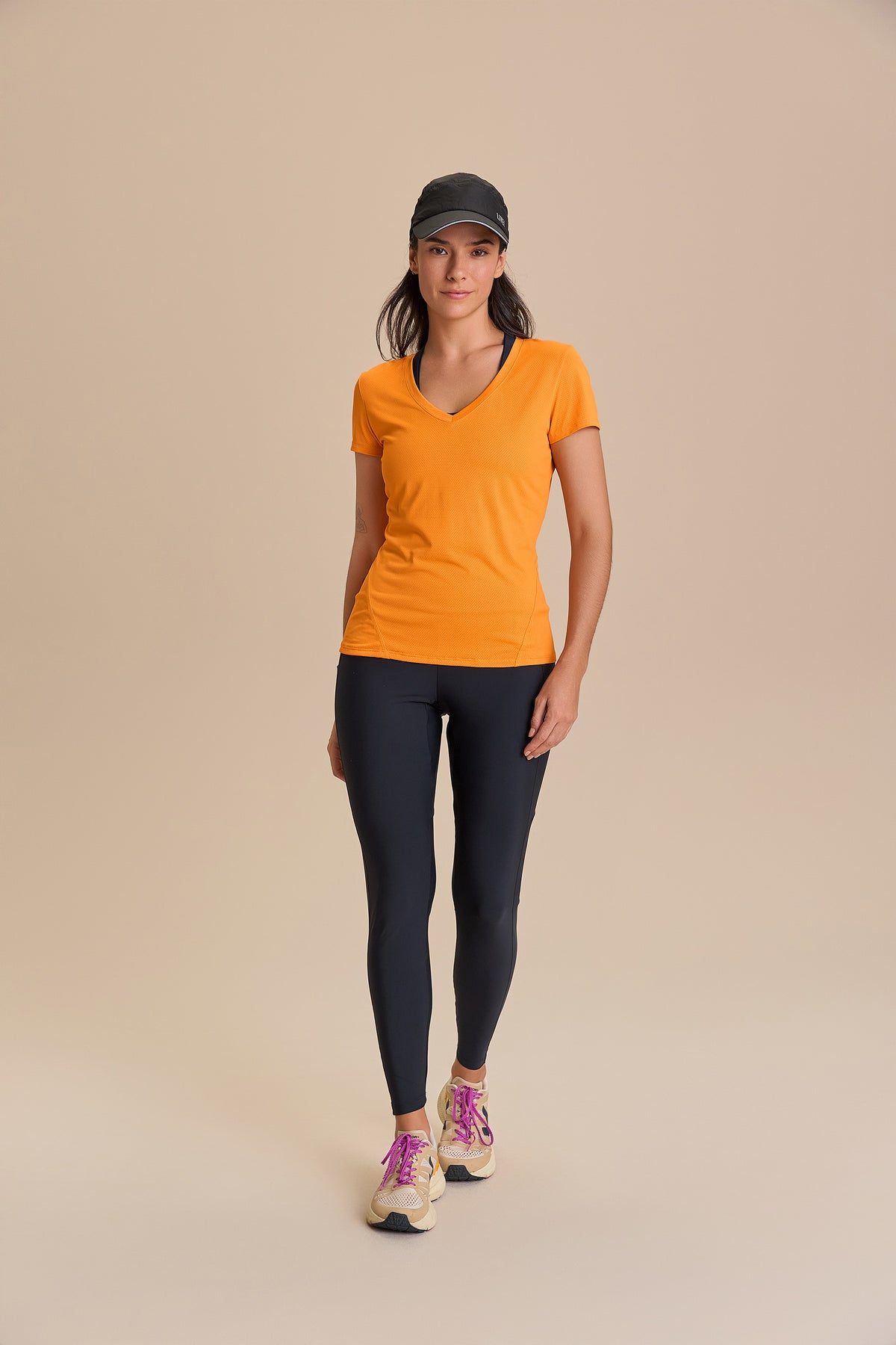 Action Side V-Neck T-Shirt