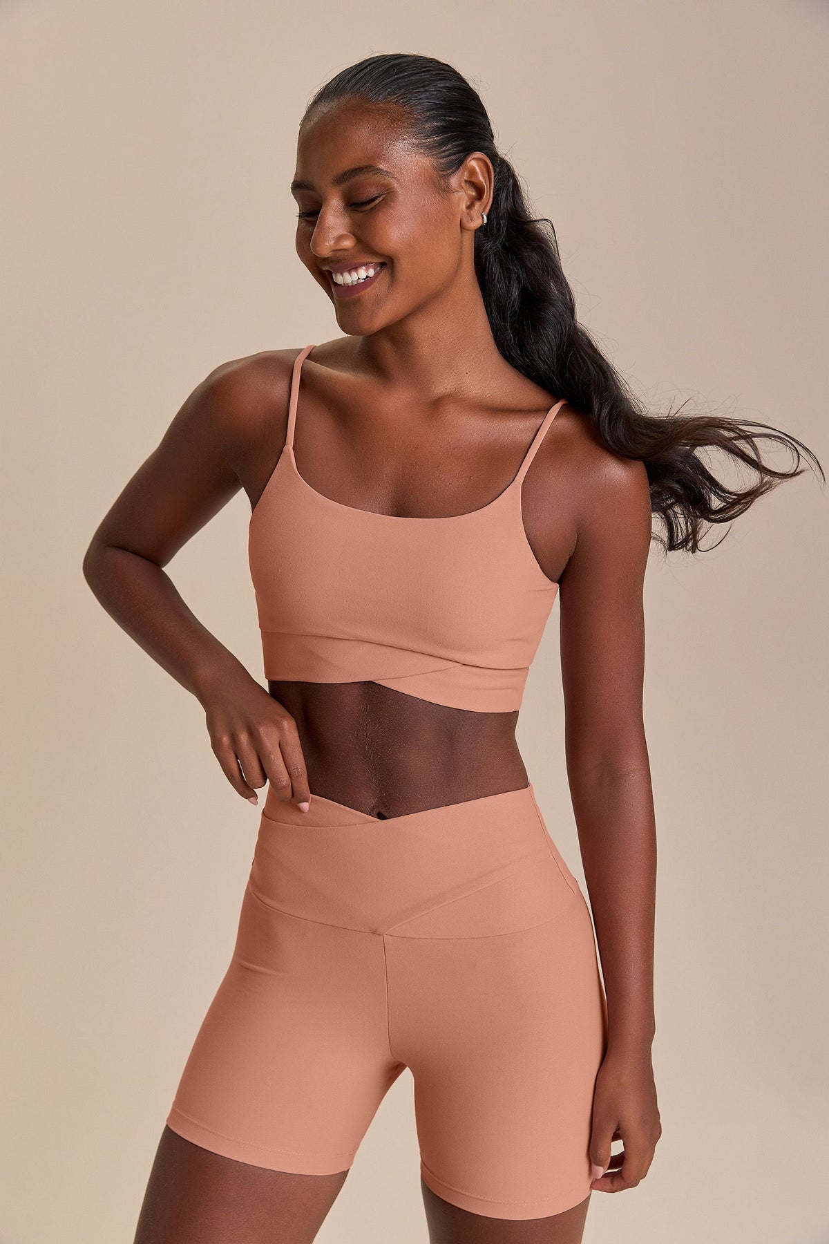 Cross Front Active® Shorts