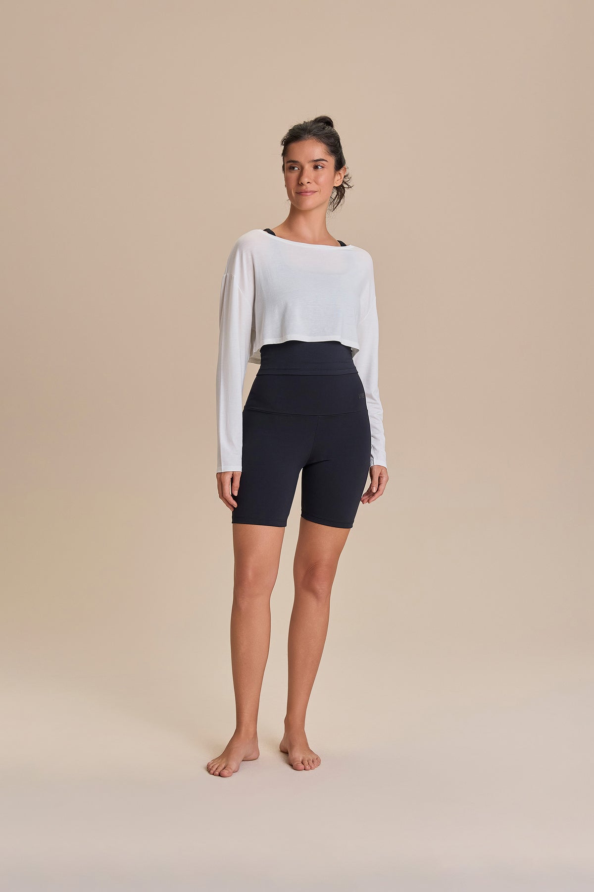 Serene Whisper Slate Long Sleeve Top
