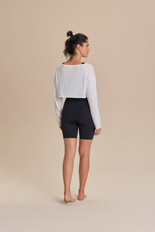 Serene Whisper Slate Long Sleeve Top
