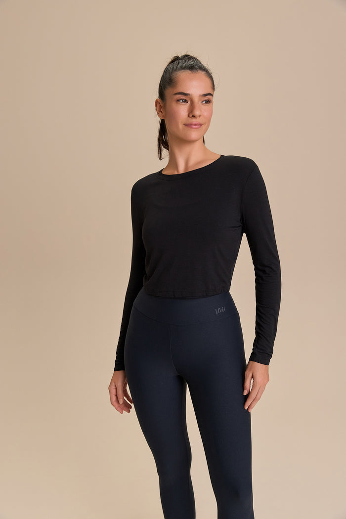 Visco Heart ML Crop Tee