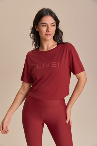 LIVE! Comfort Cropped T-Shirt
