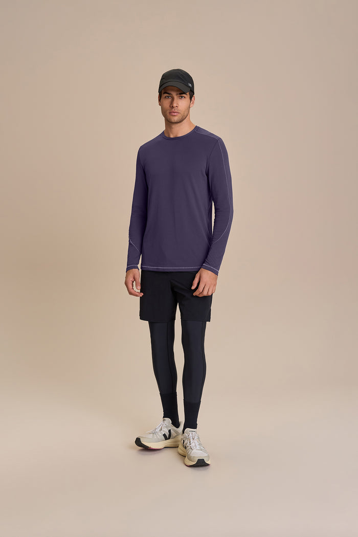 Men's Fit Long Sleeve Stretch T-Shirt
