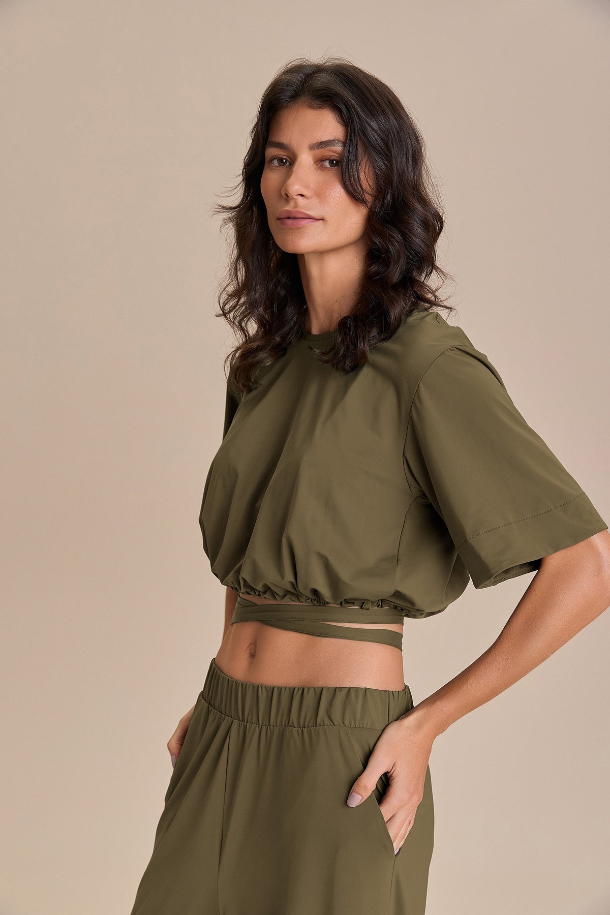 V Wide Blouse