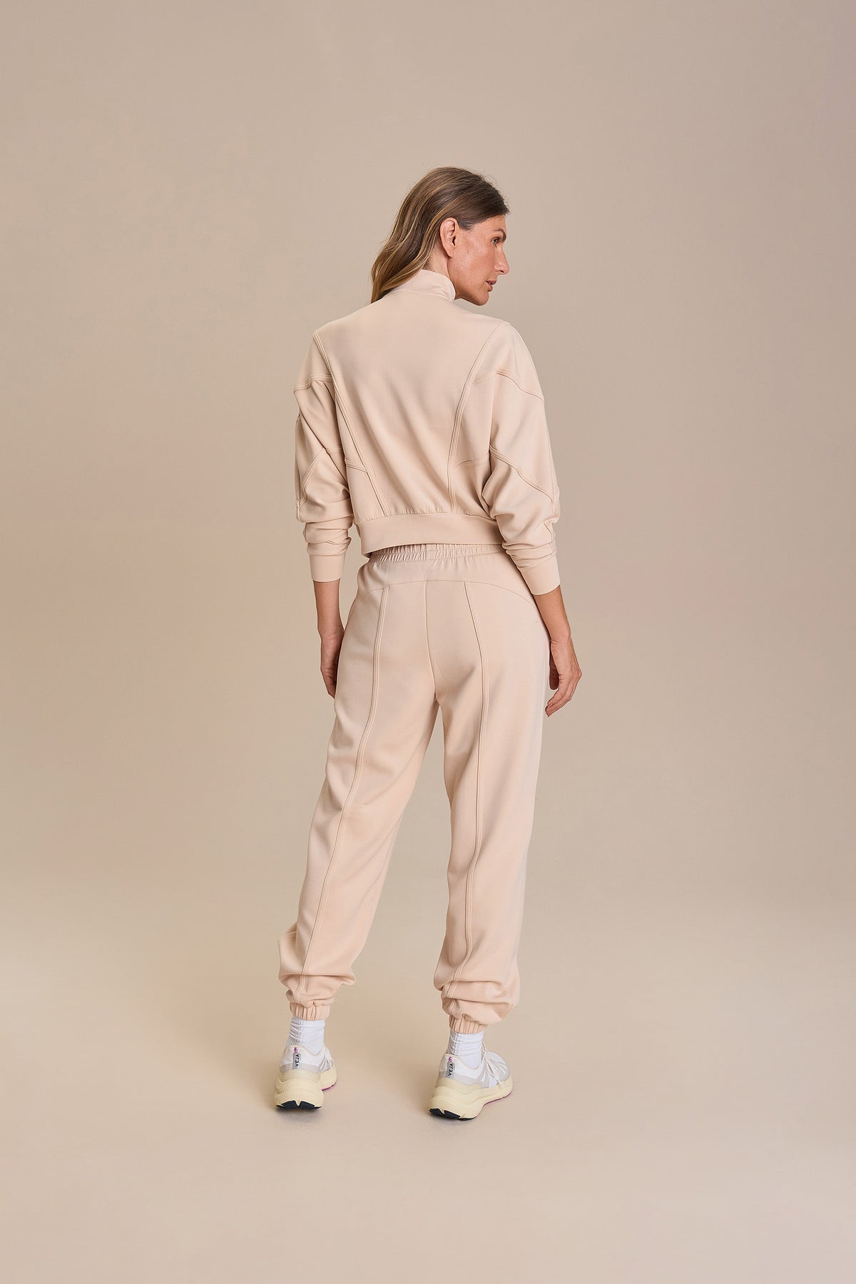 Modal Strips Sweatshirt Jacket