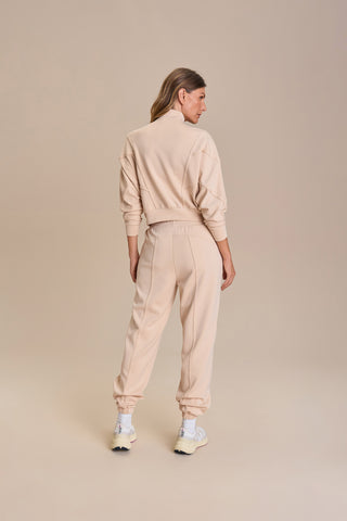 Modal Strips Sweatshirt Jacket