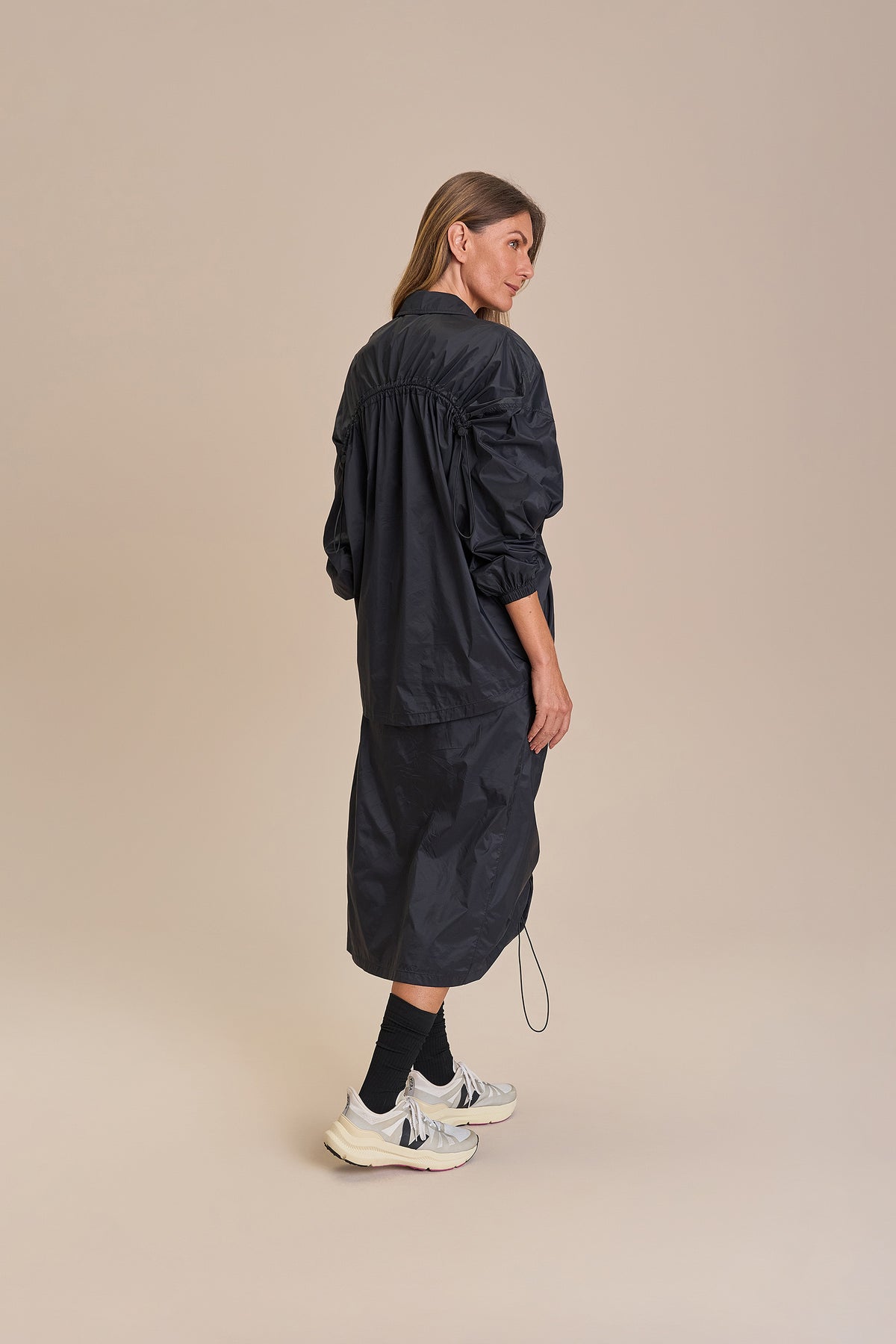 Nylon Light Midi Skirt