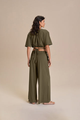 V Wide Blouse