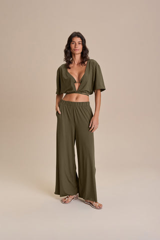 V Wide Blouse