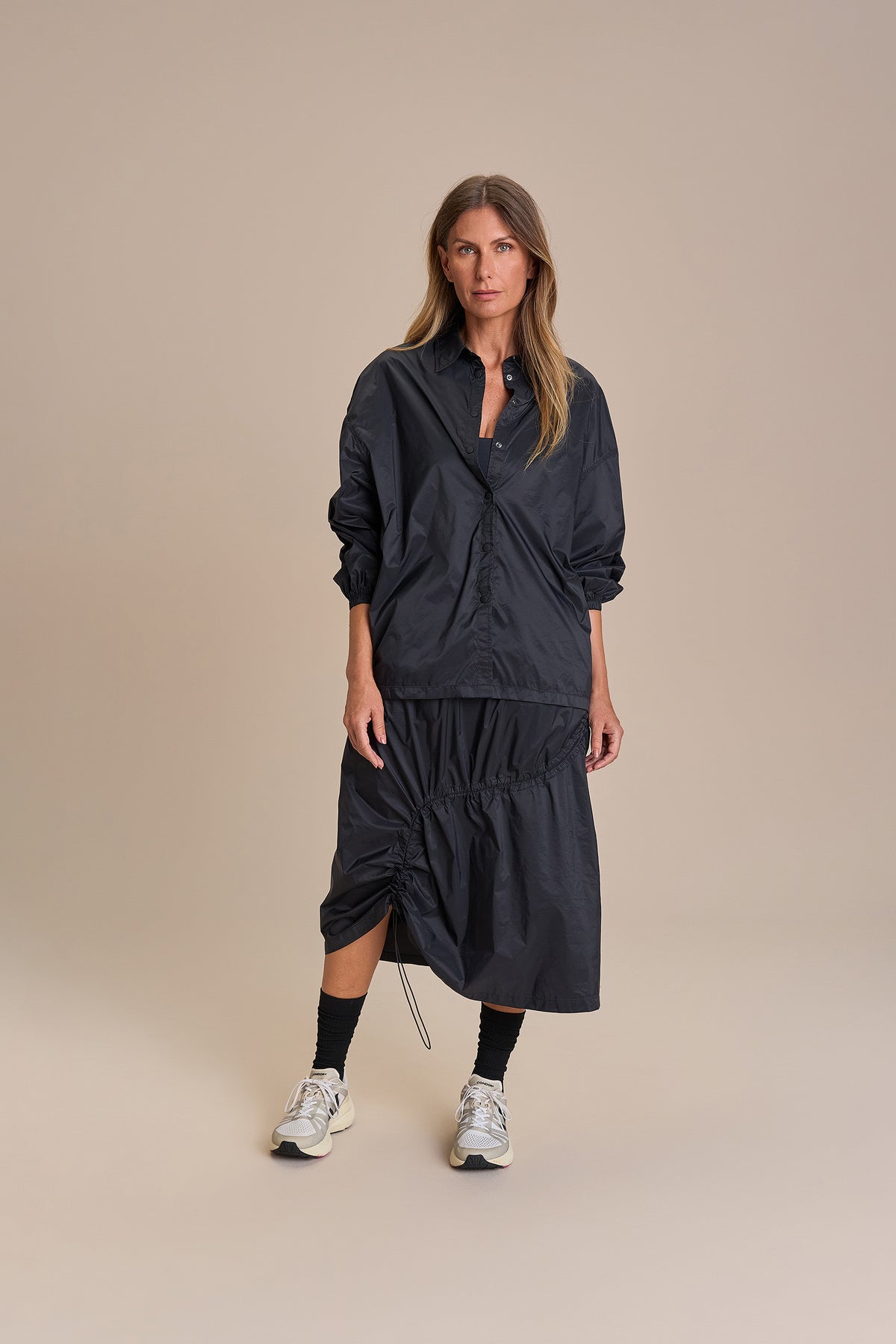 Oversized Nylon Light Shirt