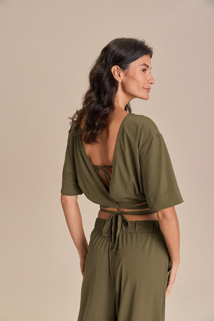 V Wide Blouse