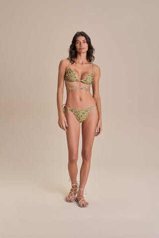 Ocean Petal High-Cut Bikini Bottom