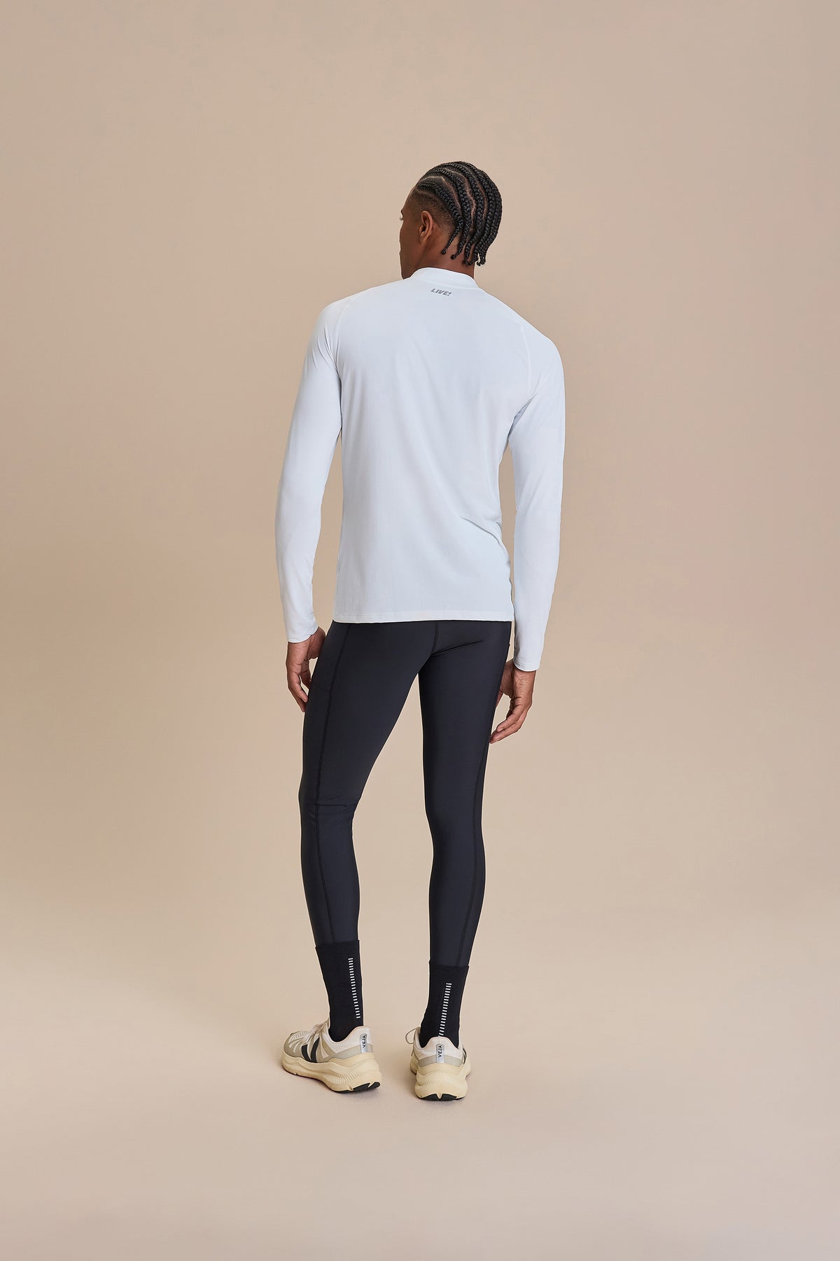 Harmony LS Raglan Zip T-Shirt