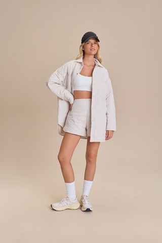Breezy Nylon Quilted Shorts