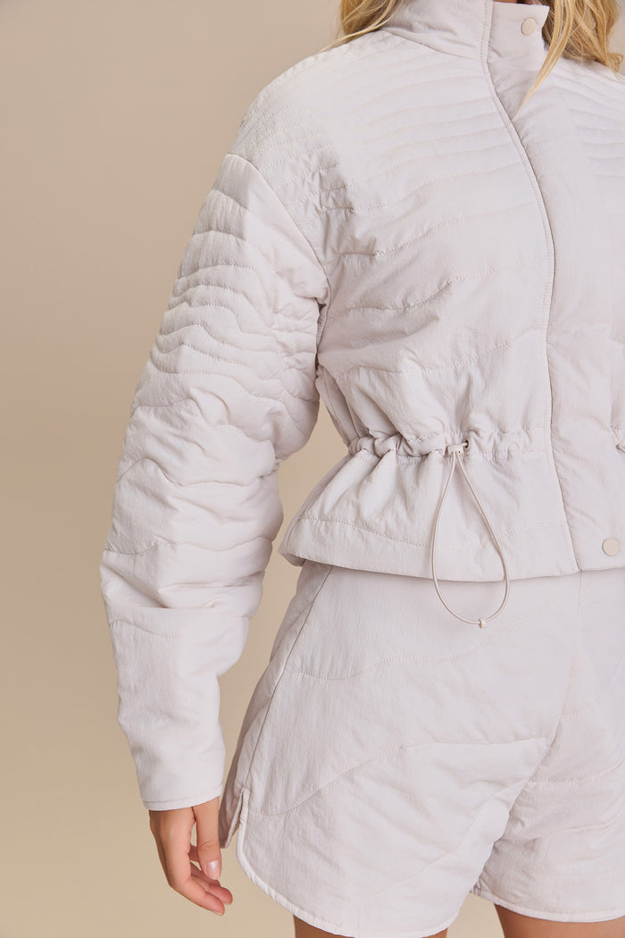 Breezy Nylon Quilted Jacket