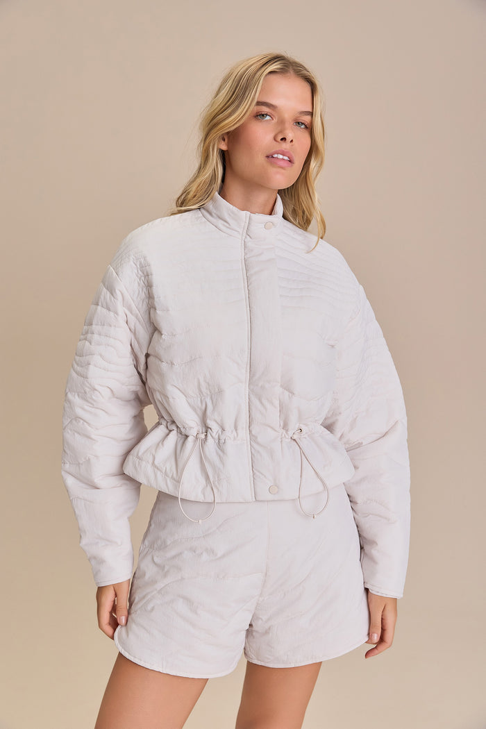 Breezy Nylon Quilted Jacket