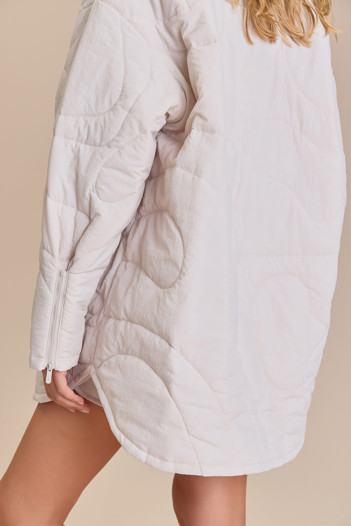 Breezy Nylon Quilted Shirt