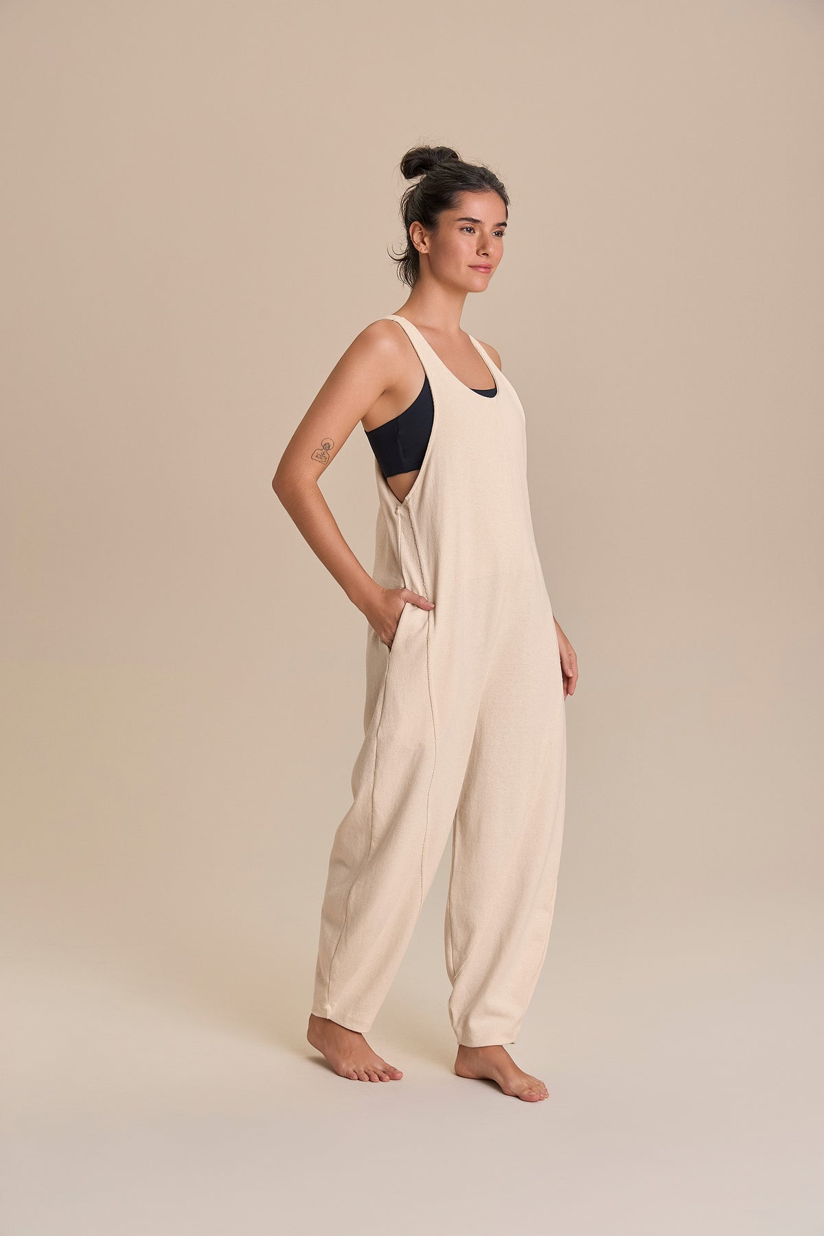 Web Cotton Gist Jumpsuit