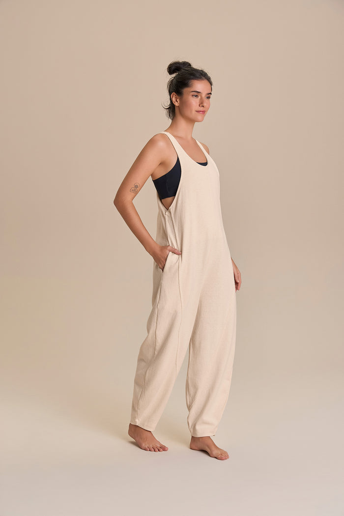 Web Cotton Gist Jumpsuit