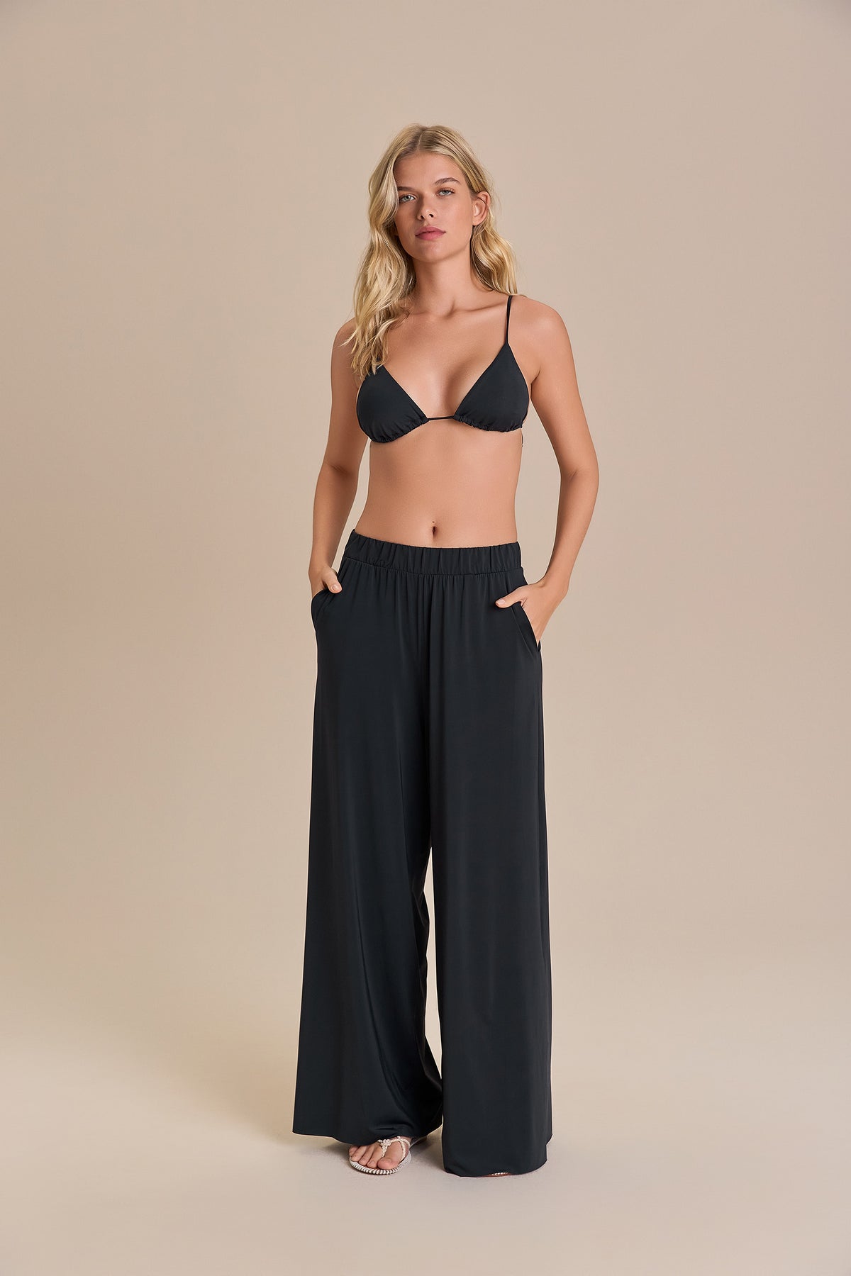 Wide Slit Pants