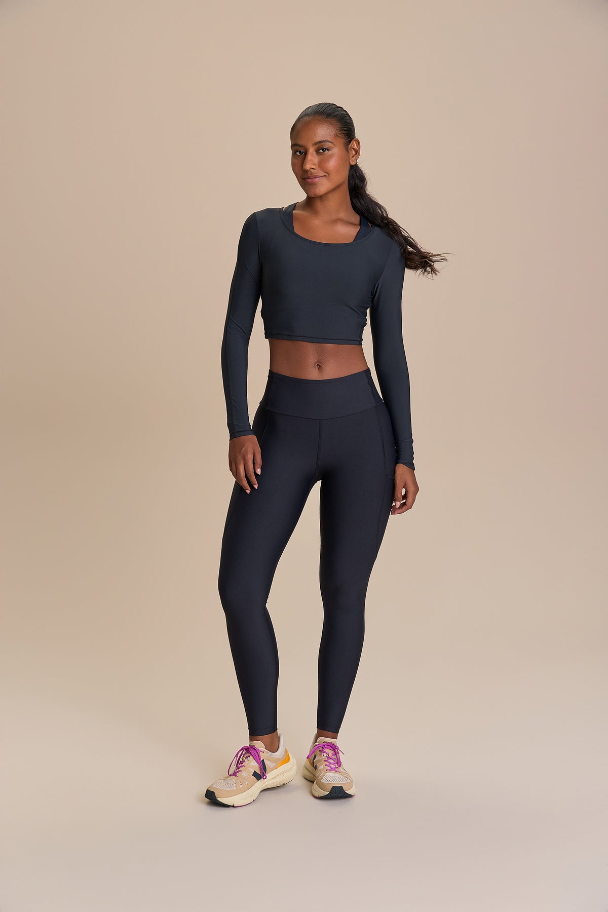 Harmony Crop Long-Sleeve Top