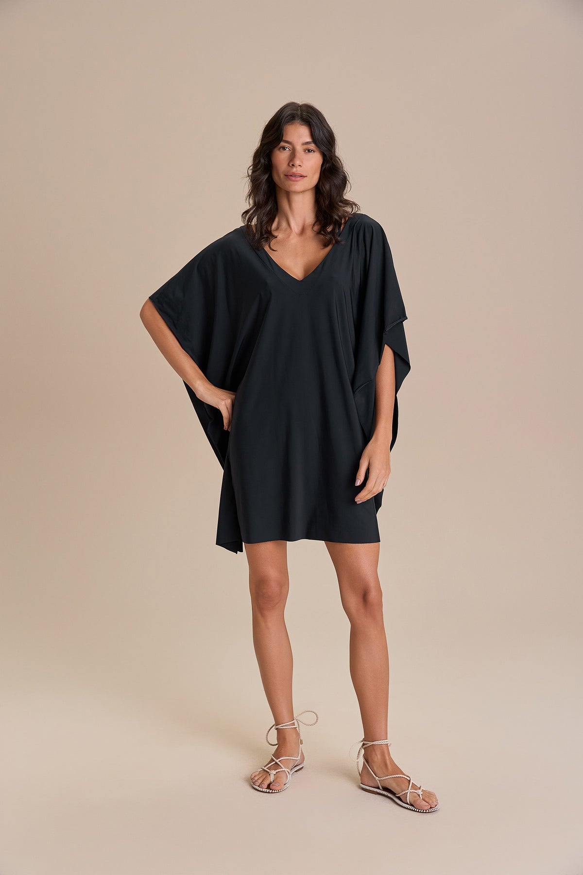 Wide V-Neck Kaftan