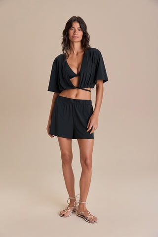 Wide Overlap Side Shorts