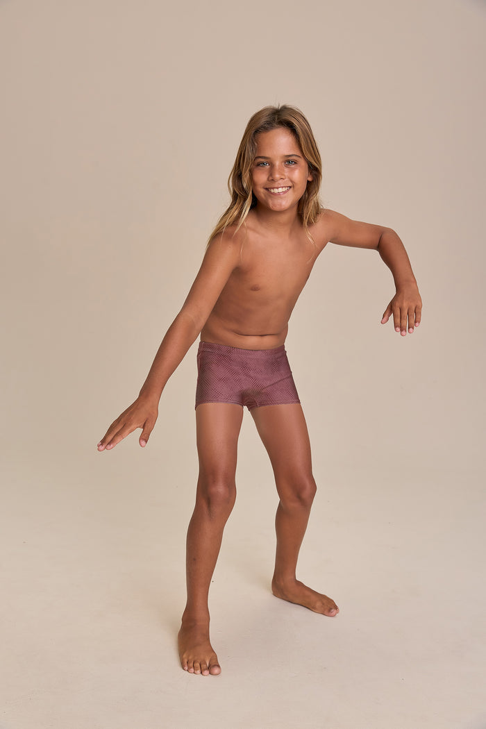 Sea Dusk Kids Swim Trunks