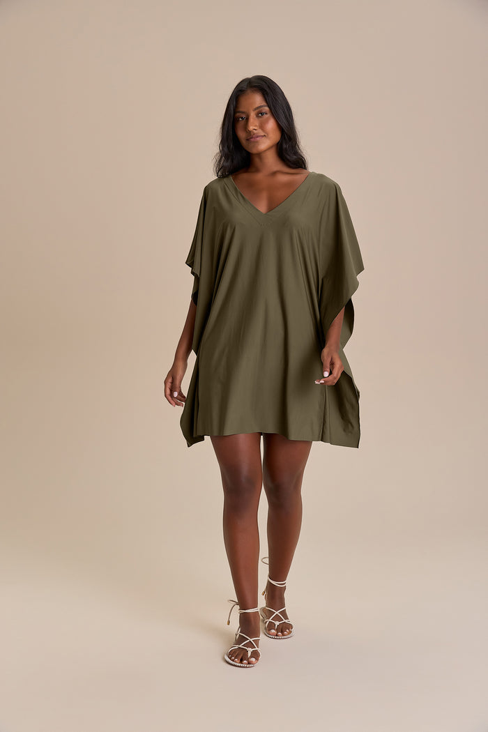 Wide V-Neck Kaftan
