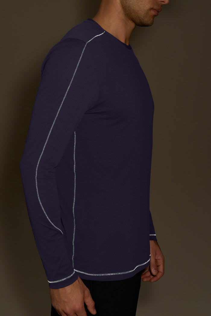 Men's Fit Long Sleeve Stretch T-Shirt