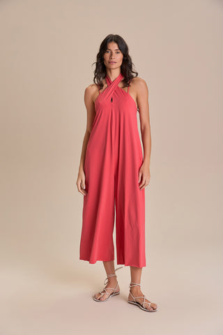 Wide One-Shoulder Jumpsuit