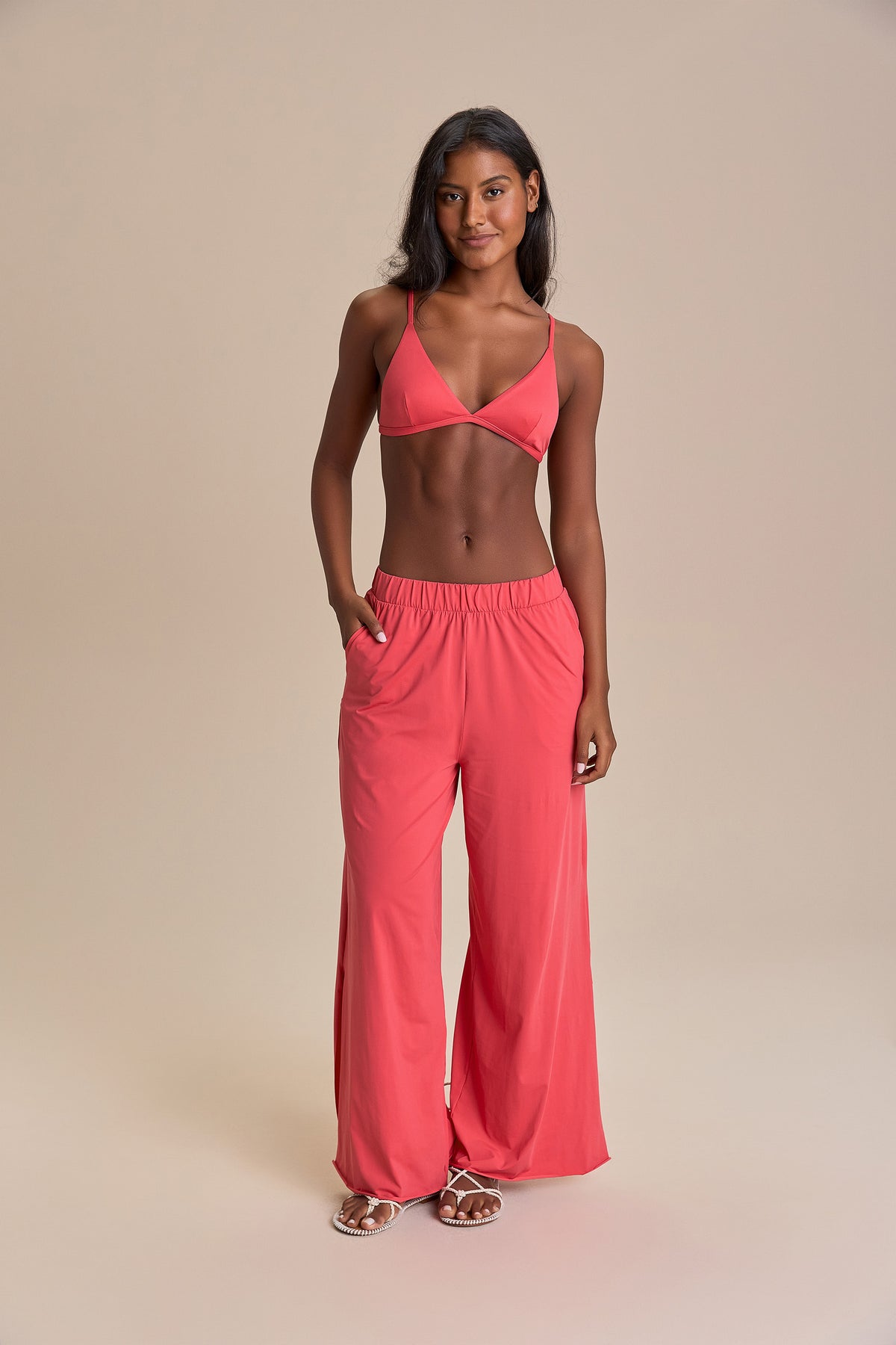 Wide Slit Pants
