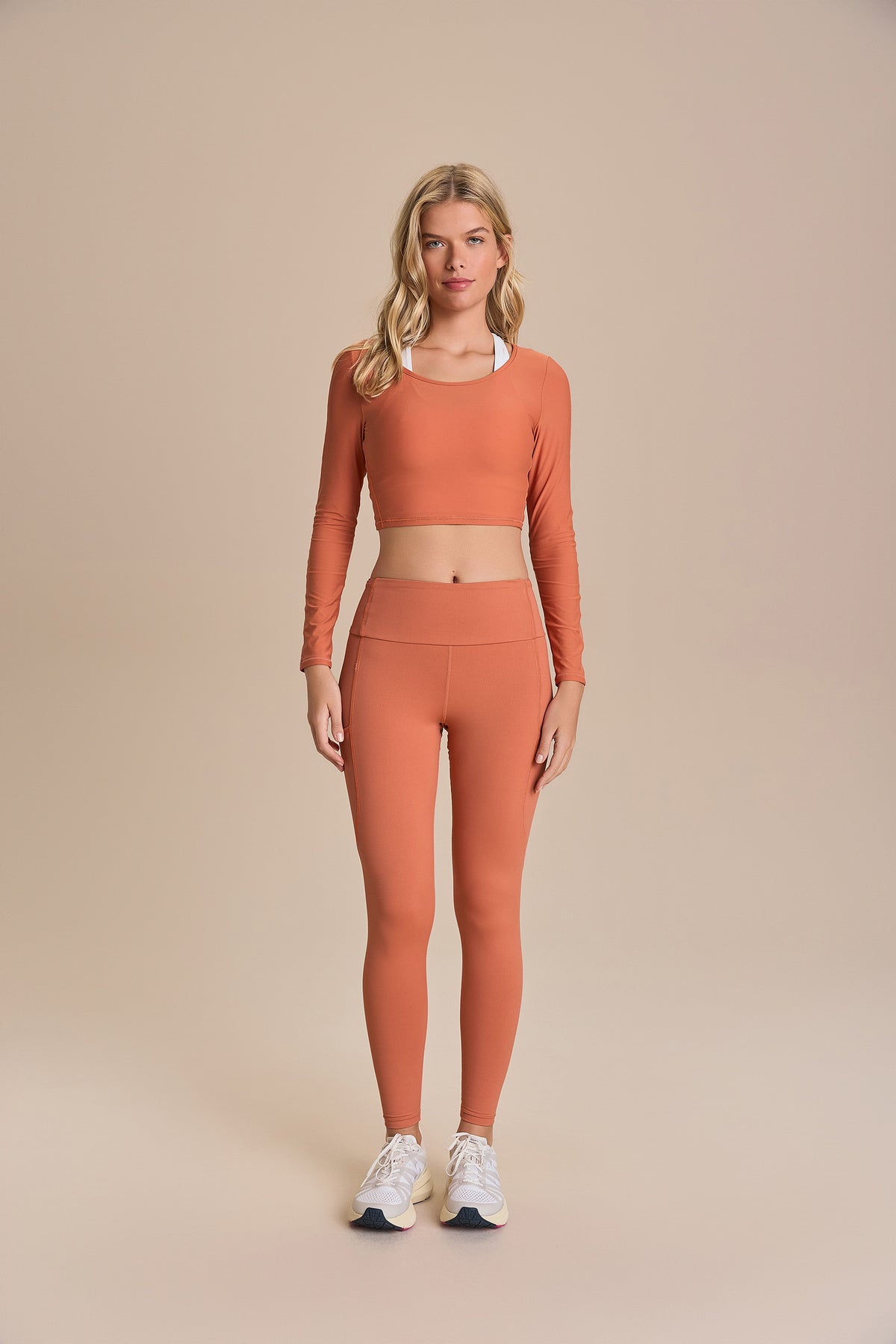 Harmony Crop Long-Sleeve Top