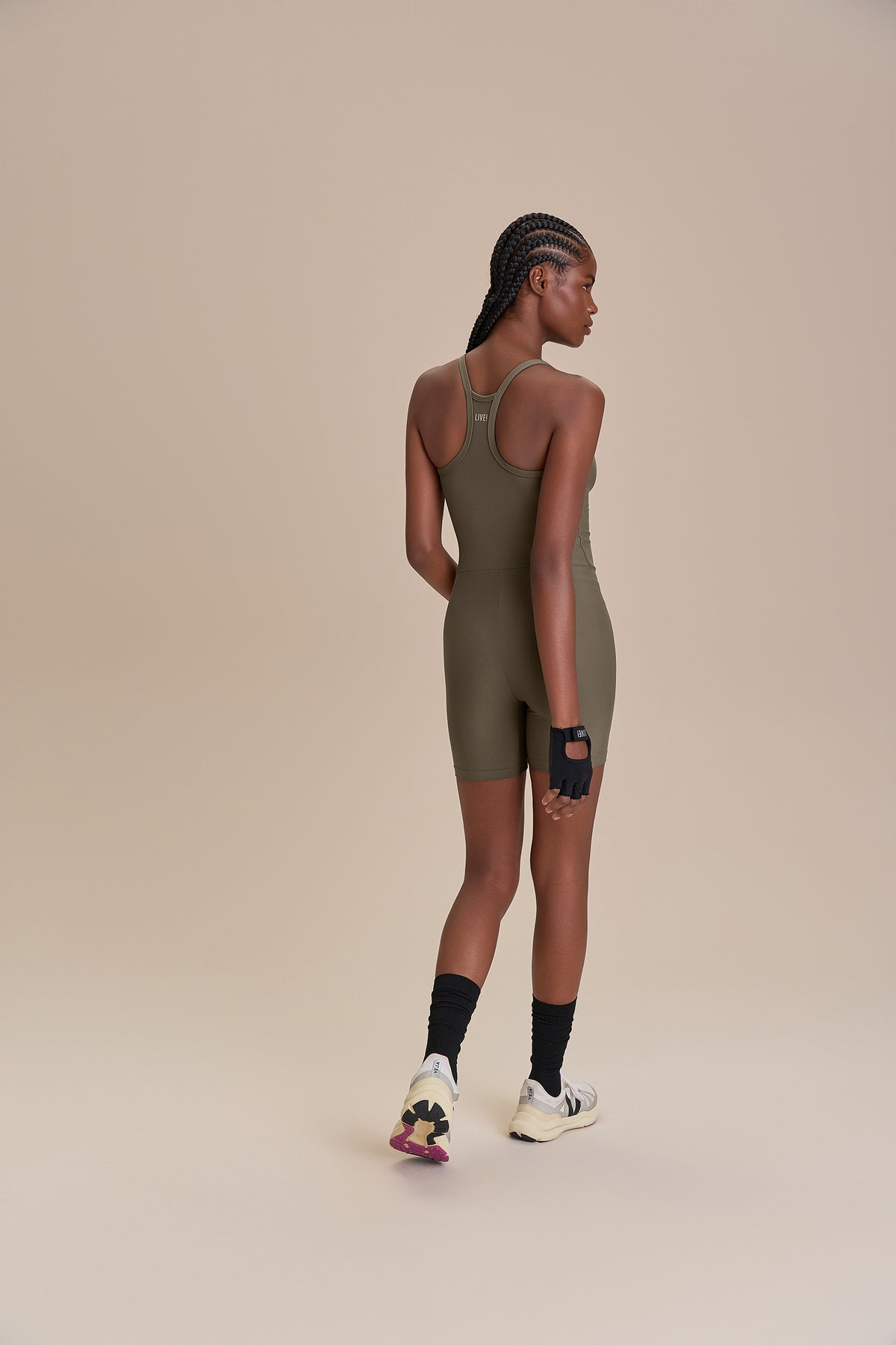 Racerback Shorts Romper