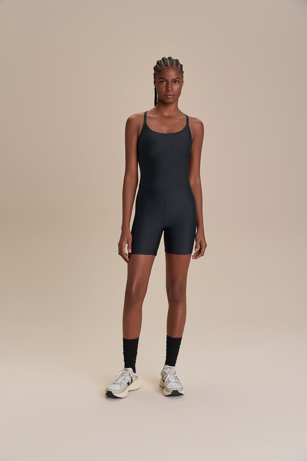 Racerback Shorts Romper