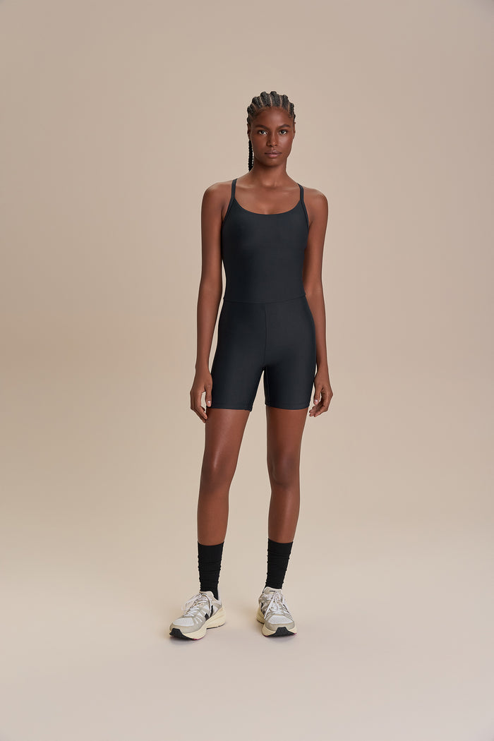 Racerback Shorts Romper