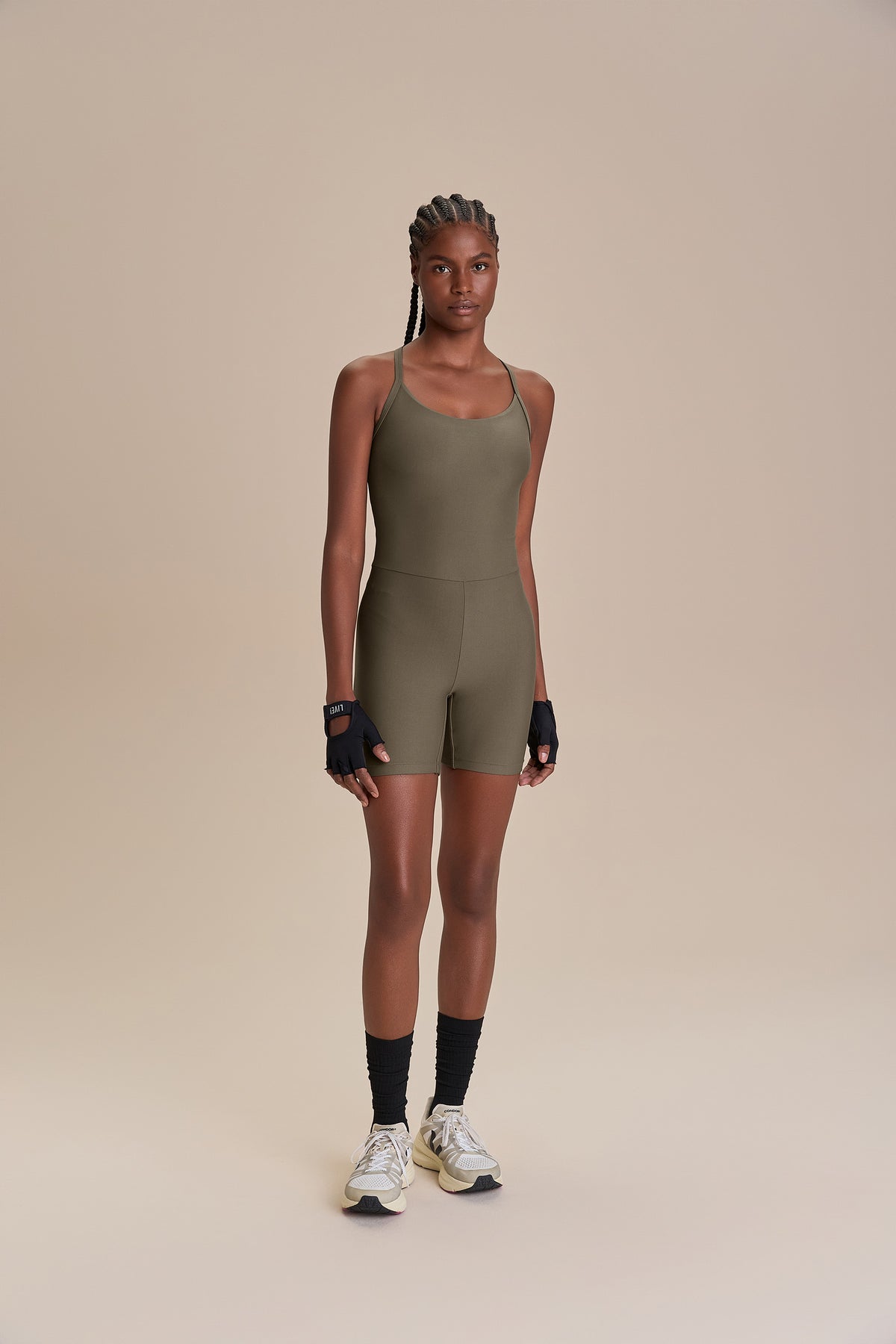 Racerback Shorts Romper