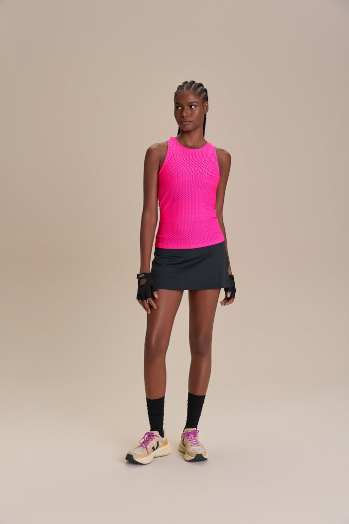 Texture Run Racerback Tank Top