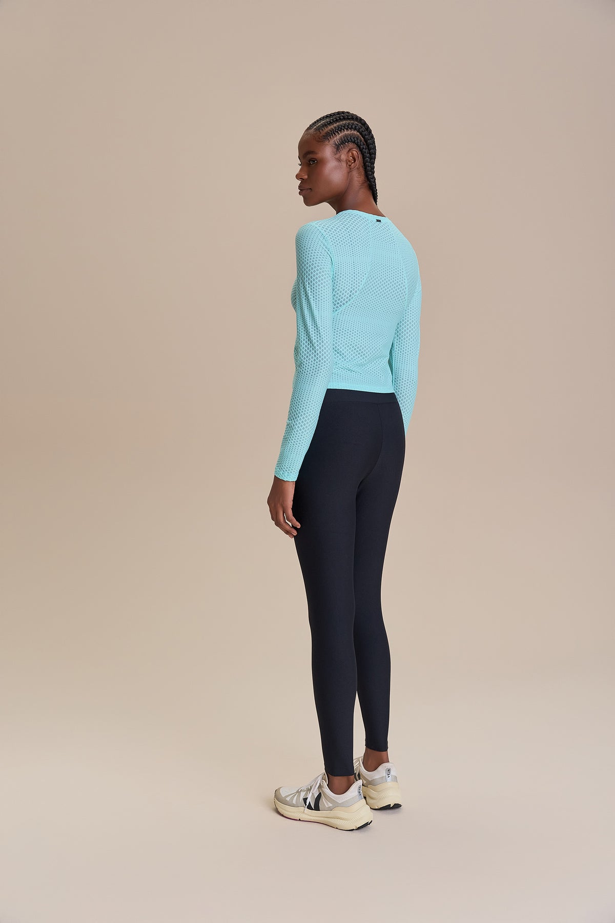 Texture Run Long Sleeve Top