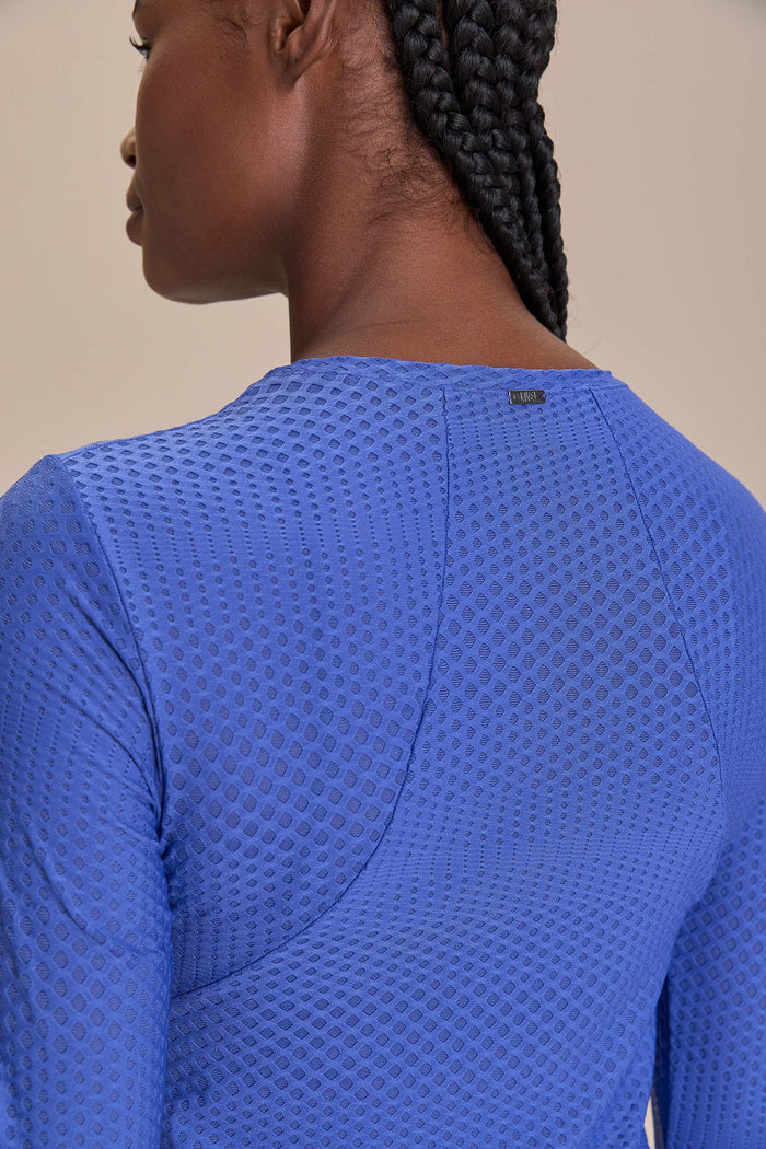 Texture Run Long Sleeve Top