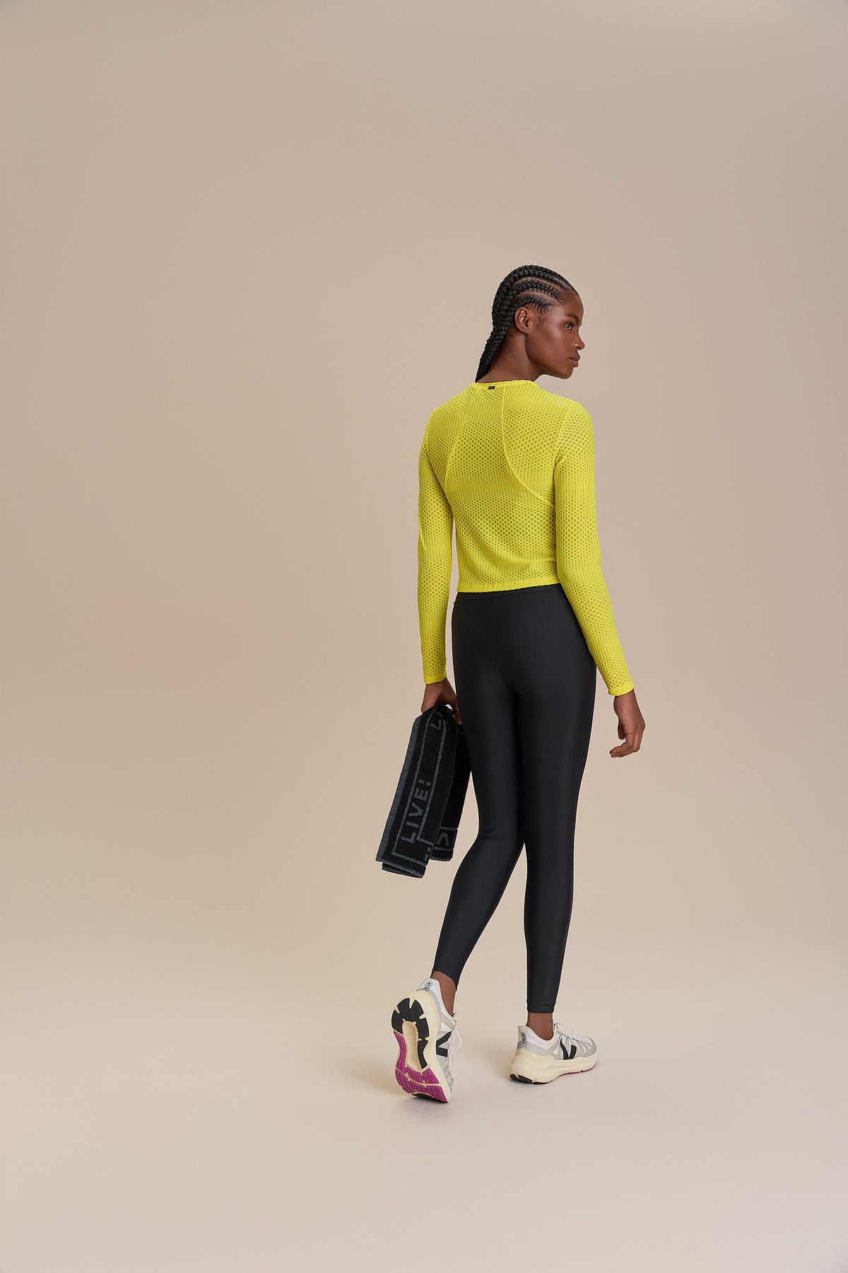 Texture Run Long Sleeve Top