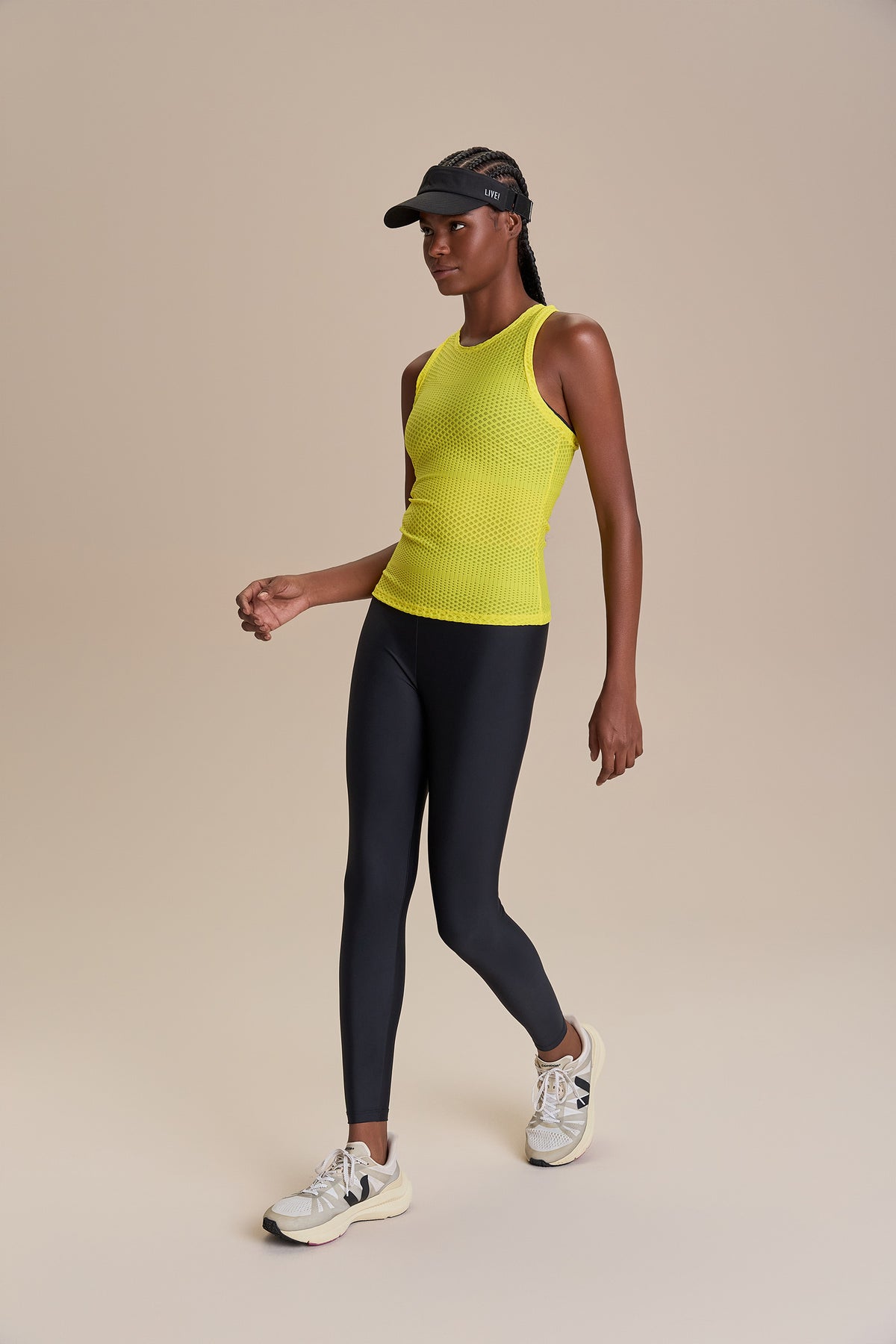 Texture Run Racerback Tank Top